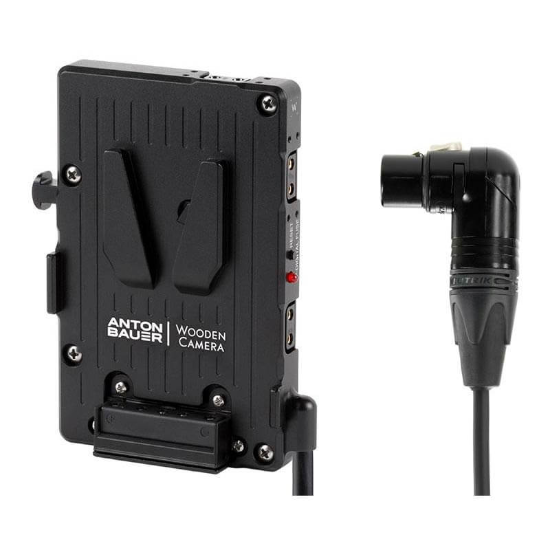 Wooden Camera WC Pro V-Mount (4pin XLR Right Angle)